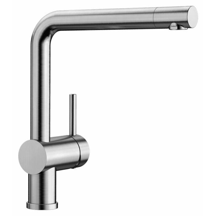 blanco LINUS Modern Miscelatore cucina - acciaio massiccio spazzolato