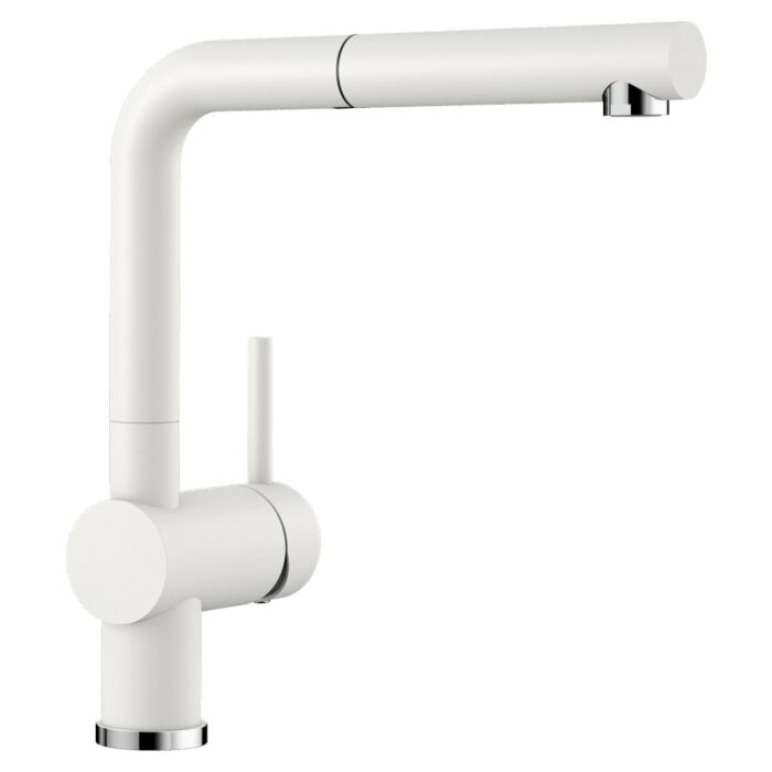 blanco LINUS-S Modern Küchenmischer mit Handbrause - silgranit - weiß