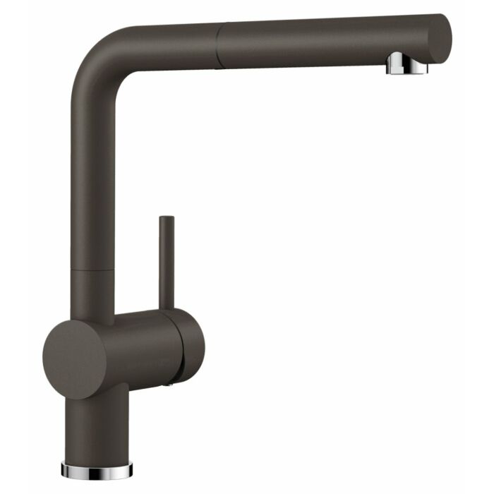 blanco LINUS-S Modern Küchenmischer mit Handbrause - silgranit - Kaffee