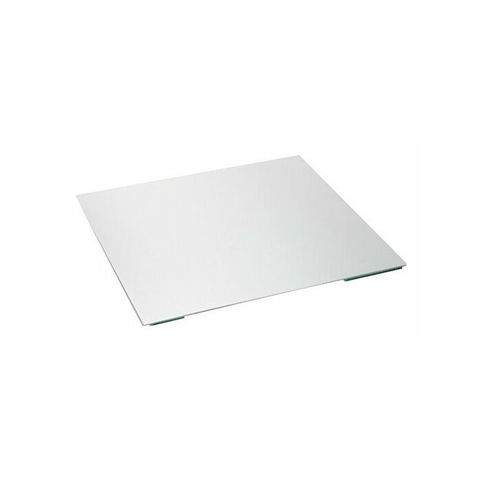 apell TVRE395W Regola Schneidebrett - Schiebedeckel cm. 40 in weißem Glas