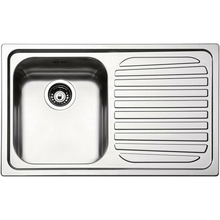 apell VE791IRBC Venezia Lavello 1 vasca + gocciolatoio dx cm. 79x50 - inox spazzolato