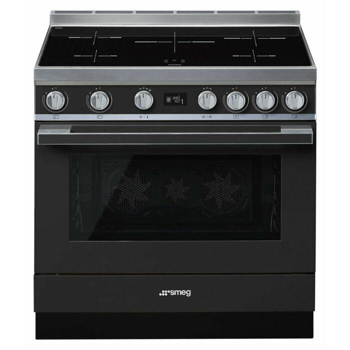 smeg design CPF9IPAN PORTOFINO Cucina da accosto con piano cottura induzione cm 90 x 60 - antracite