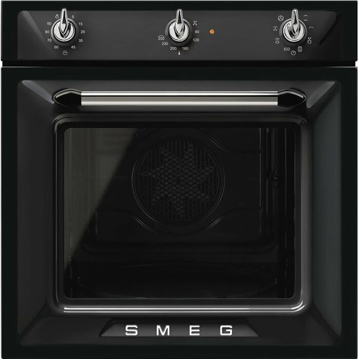 smeg design SF6905N1 VICTORIA 60 cm Elektroofen – glänzendes Schwarz