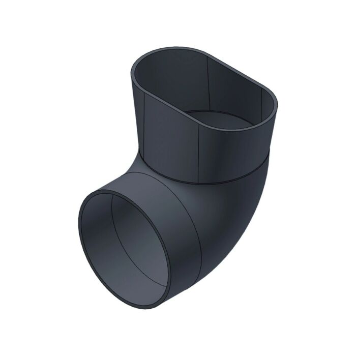 caminetti montegrappa 1262006200 Ducted air diverter curve