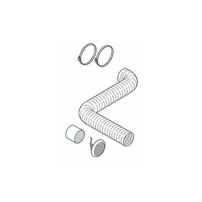 caminetti montegrappa 1532201100 Kit raccordo aria primaria diametro 6 cm