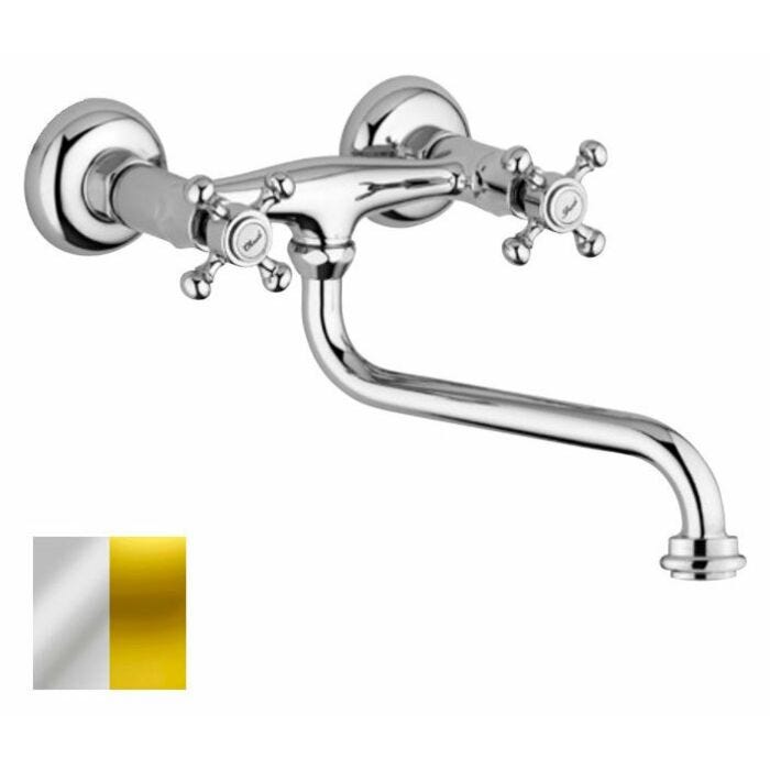 paffoni FBLV161CO Belinda Rubinetto cucina a parete - cromo oro
