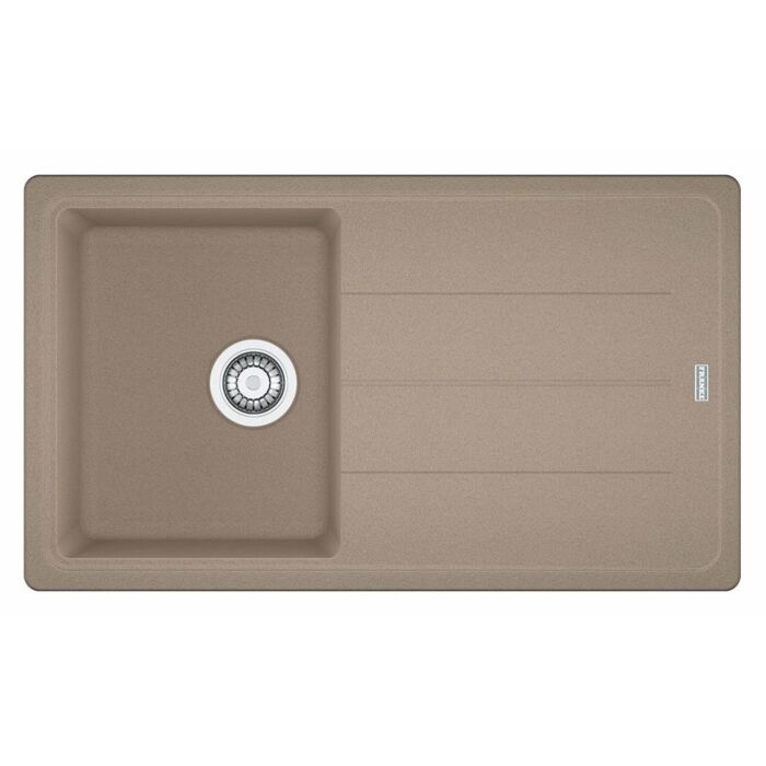 franke BFG 611-86 Boston 1 bowl built-in sink 86 x 50 with reversible drainer - oyster