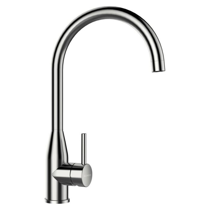 schock Kavus Single lever kitchen mixer - solid stainless steel