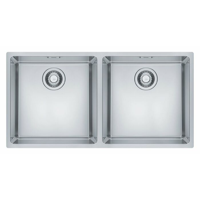 franke MRX 120 40-40 Maris Évier sous plan 2 bacs 83 x 40 - inox satiné