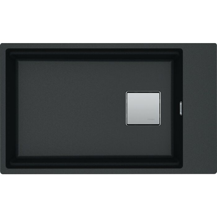 franke KNG 110-62 Kubus 2 Lavello 1 vasca sottotop 62 x 42 - nero