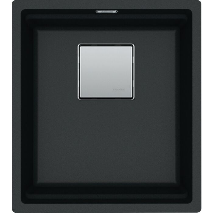 franke KNG 110-37 Kubus 2 Lavello 1 vasca sottotop 37 x 42 - nero