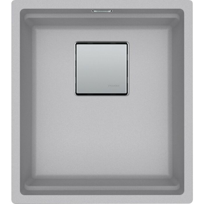 franke KNG 110-37 Kubus 2 Lavello 1 vasca sottotop 37 x 42 - alluminio