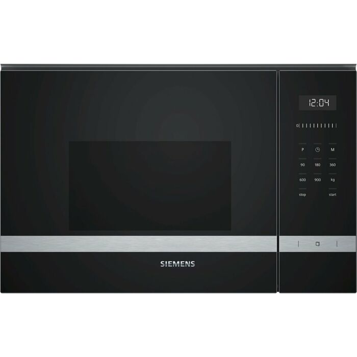siemens BF555LMS0 iQ500 Forno microonde cm. 60 h.38 - inox + vetro nero