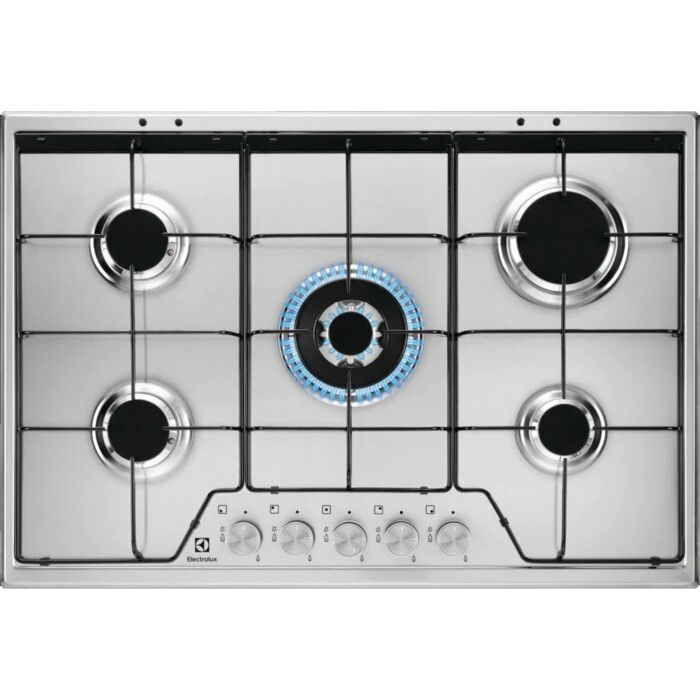 electrolux KGS7534SX SLIM PROFILE Piano cottura a gas cm. 75 - inox griglie smaltate