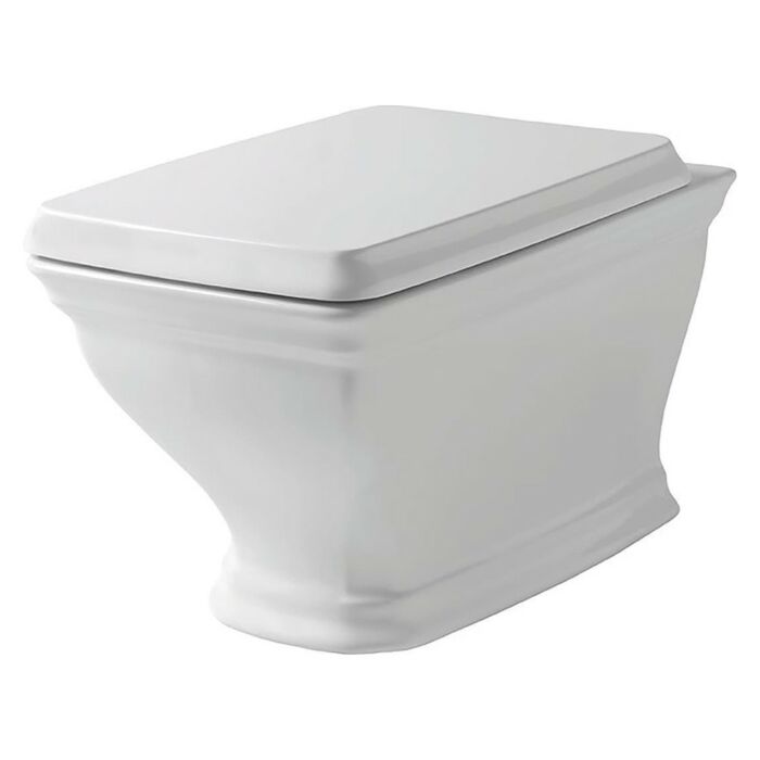 artceram CIVITAS 36x54 wall hung vase in glossy white ceramic