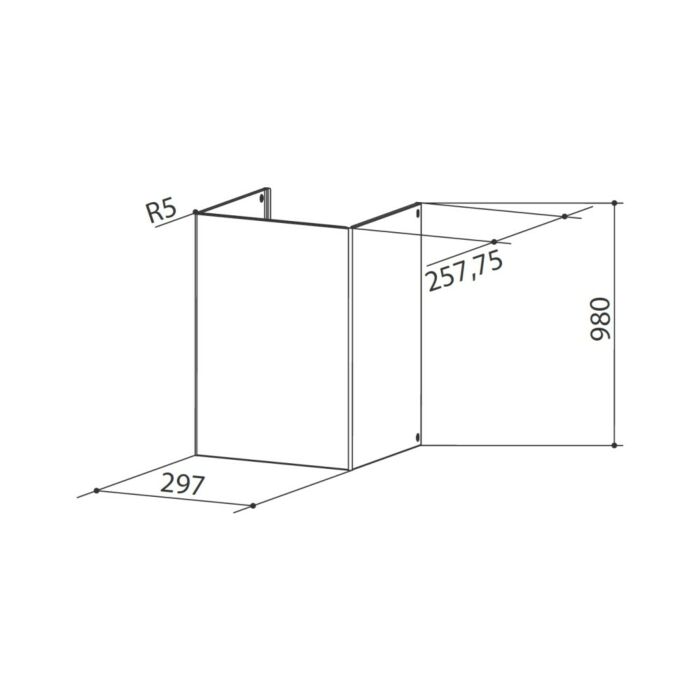 faber 112.0157.252 Kit camino superiore - inox spazzolato