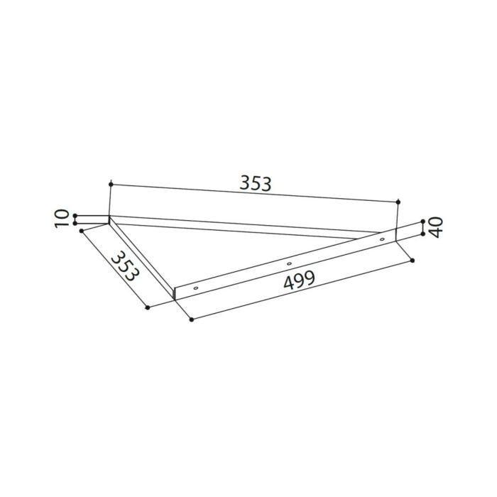 faber 112.0157.284 Kit adattatore angolo - inox