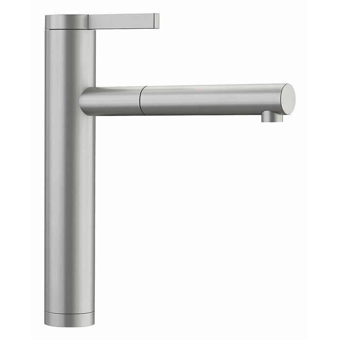 blanco LINEE-S Individual KÜCHENMISCHER MIT DUSCHE - MATTIERTE MATTE MATT STAHL