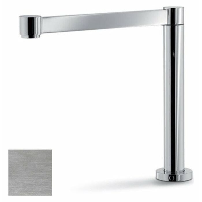 newform 2439.31.028 X-Trend Miscelatore cucina sottofinestra con bocca abbattibile - cromo spazzolato