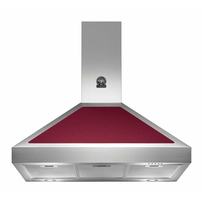 la germania K90AMHVIA/19 Cappa parete cm. 90 inox e vino - portata motore 800 m3/h