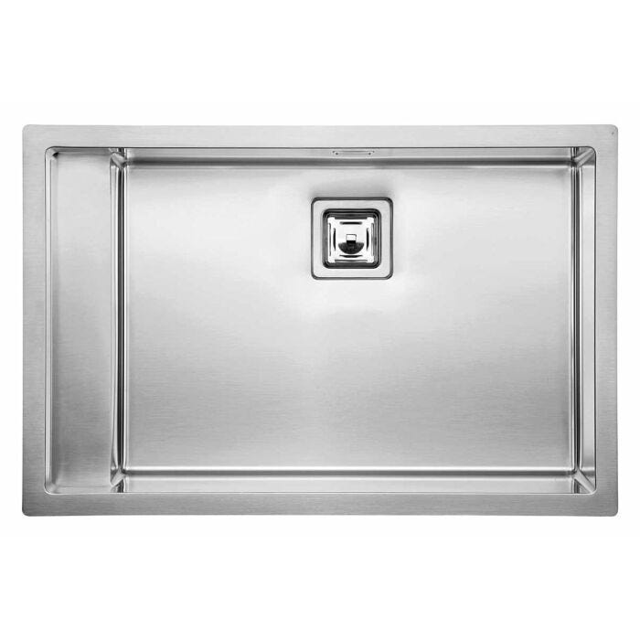 cm lavelli 015612.D2.01.2063 Calypso Unterbauwaschbecken 78 x 51 cm 1 Waschtisch rechts - Edelstahl gebürstet