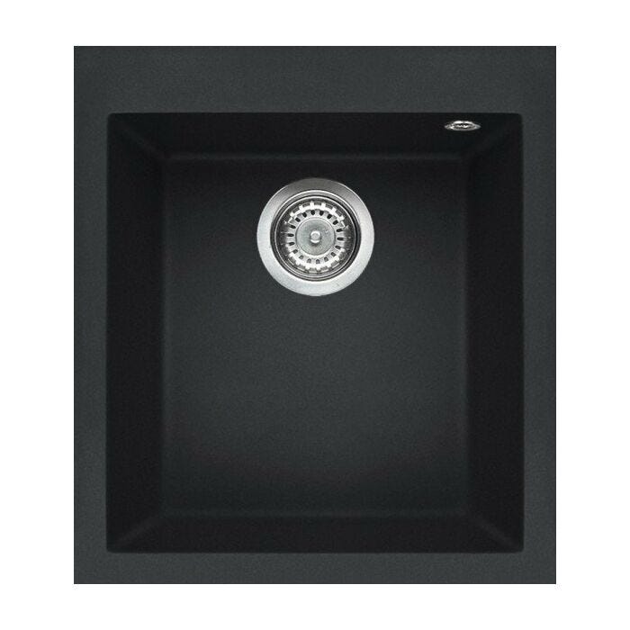 elleci Quadra 100 Quadra Standard Built-in sink 41 x 50 - granitek - anthracite