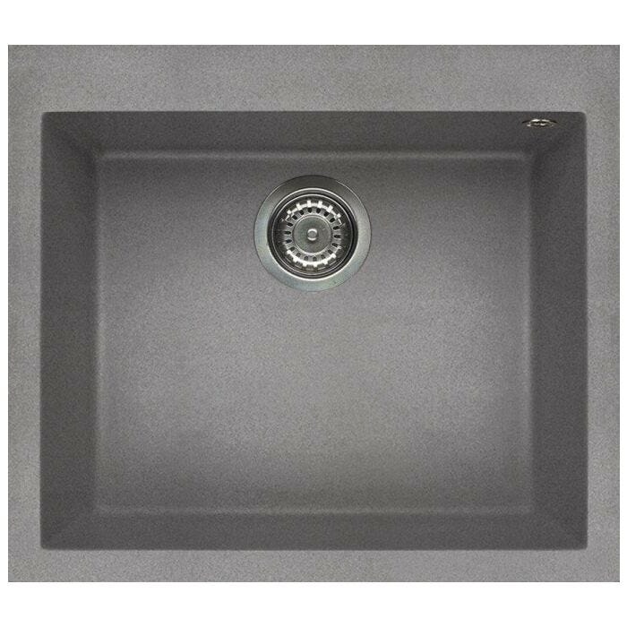 elleci Quadra 105 Quadra Standard Built-in sink 57 x 50 - granitek - cement