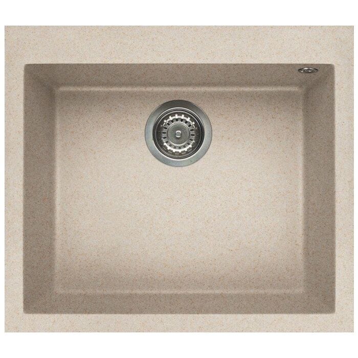 elleci Quadra 105 Quadra Standard Built-in sink 57 x 50 - granitek - oat