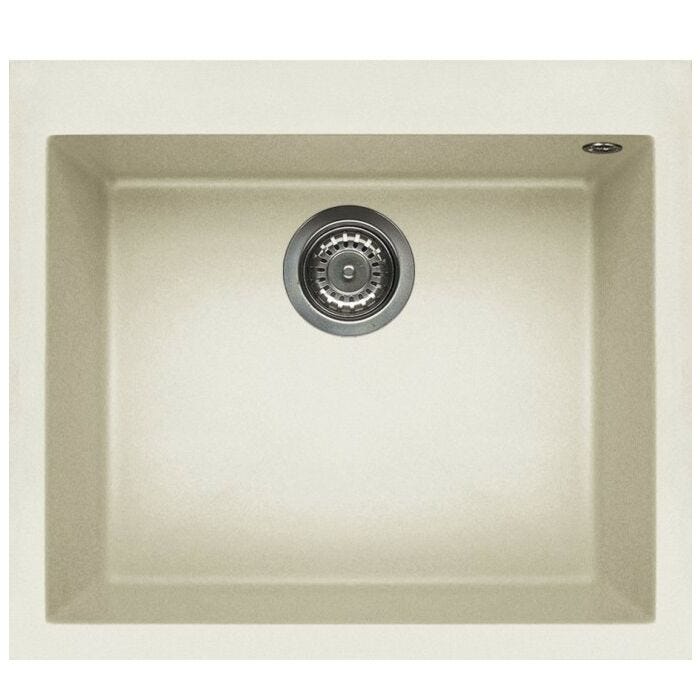 elleci Quadra 105 Quadra Standard Built-in sink 57 x 50 - granitek - antique white