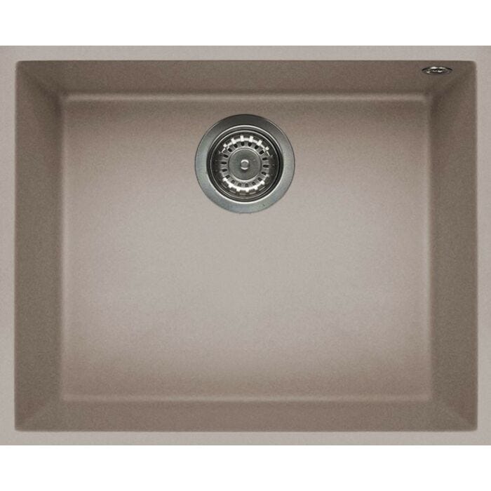 elleci Quadra 105 Sottotop Quadra Sottotop Lavello sottotop 54 x 44 - granitek - tortora