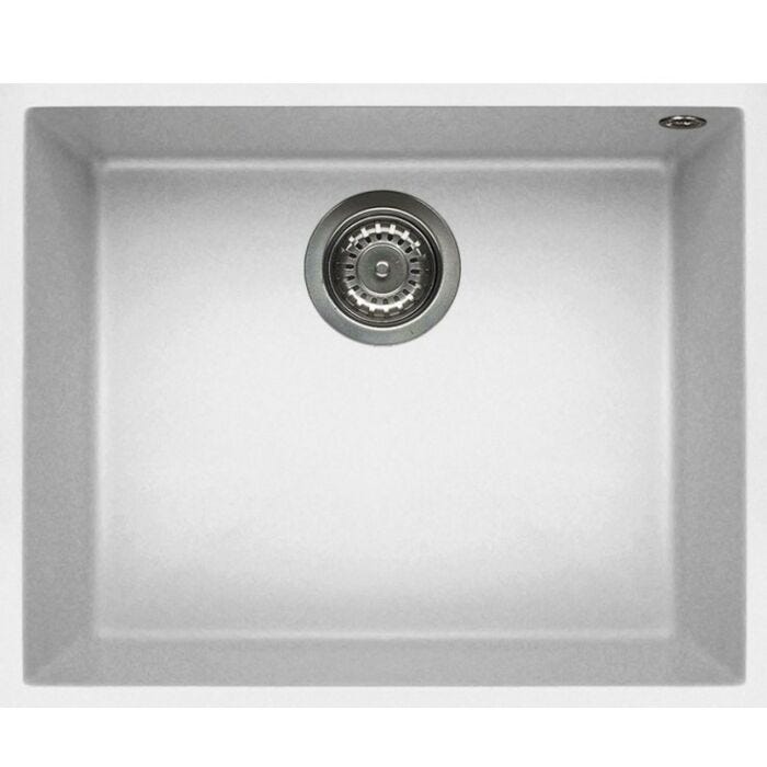 elleci Quadra 105 Sottotop Quadra Sottotop Lavello sottotop 54 x 44 - granitek - bianco