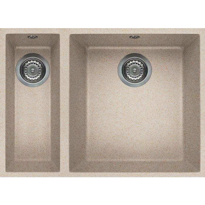 elleci Quadra 150 Sottotop Quadra Sottotop Undermount sink 56 x 44 - granitek - oats