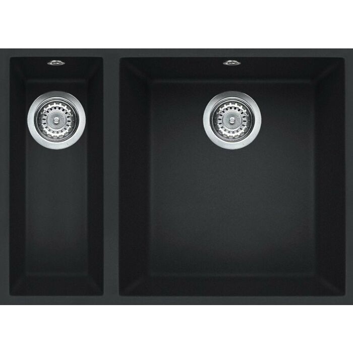 elleci Quadra 150 Sottotop Quadra Sottotop Undermount sink 56 x 44 - granitek - anthracite