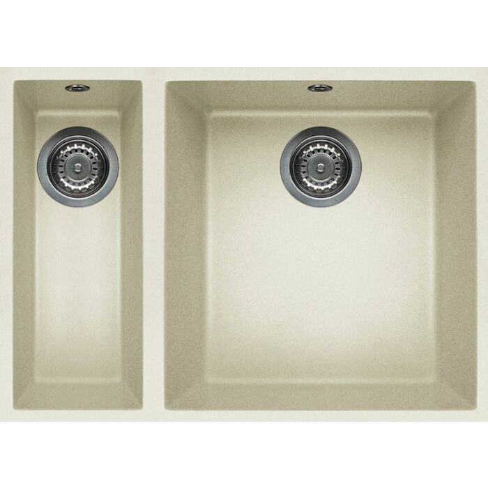 elleci Quadra 150 Sottotop Quadra Sottotop Undermount sink 56 x 44 - granitek - antique white