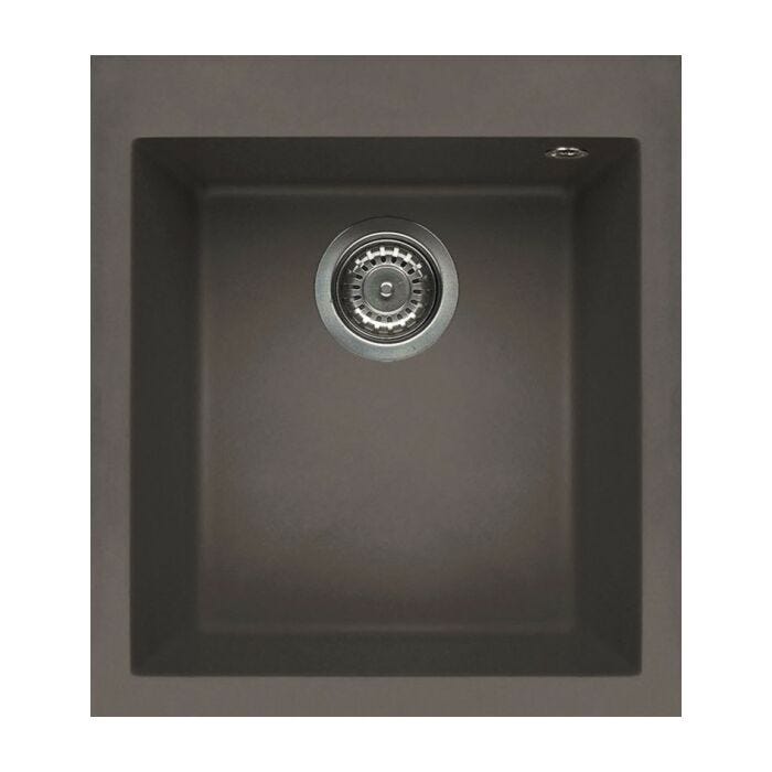 elleci Quadra 100 Quadra Standard Built-in sink 41 x 50 - keratek plus - where gray