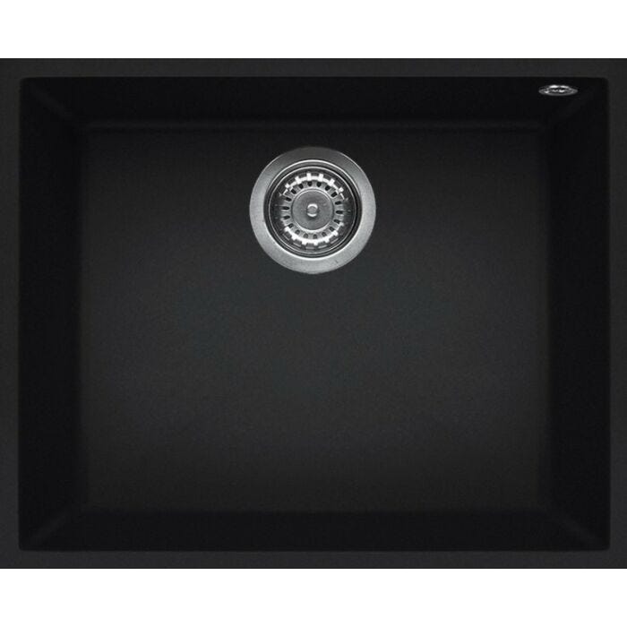 elleci Quadra 105 Sottotop Quadra Sottotop Lavello sottotop 54 x 44 - keratek plus - black