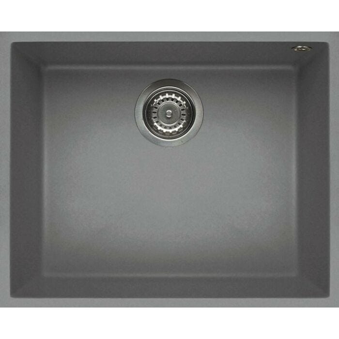 elleci Quadra 105 Sottotop Quadra Sottotop Lavello sottotop 54 x 44 - keratek plus - light grey