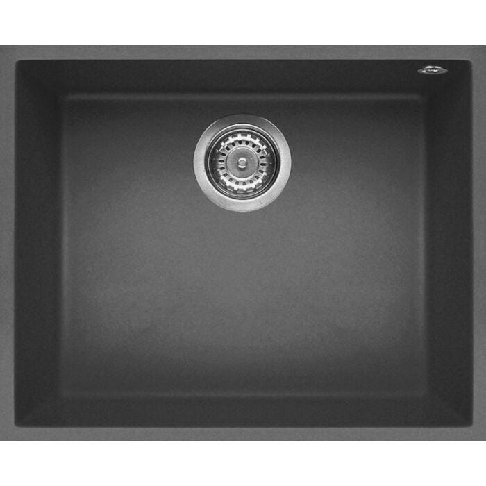 elleci Quadra 105 Sottotop Quadra Sottotop Lavello sottotop 54 x 44 cm - keratek plus - dark grey
