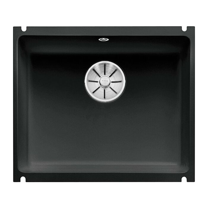 blanco SUBLINE 500-U Subline Undermount sink cm. 54 x 46 porcelain ceramic - black