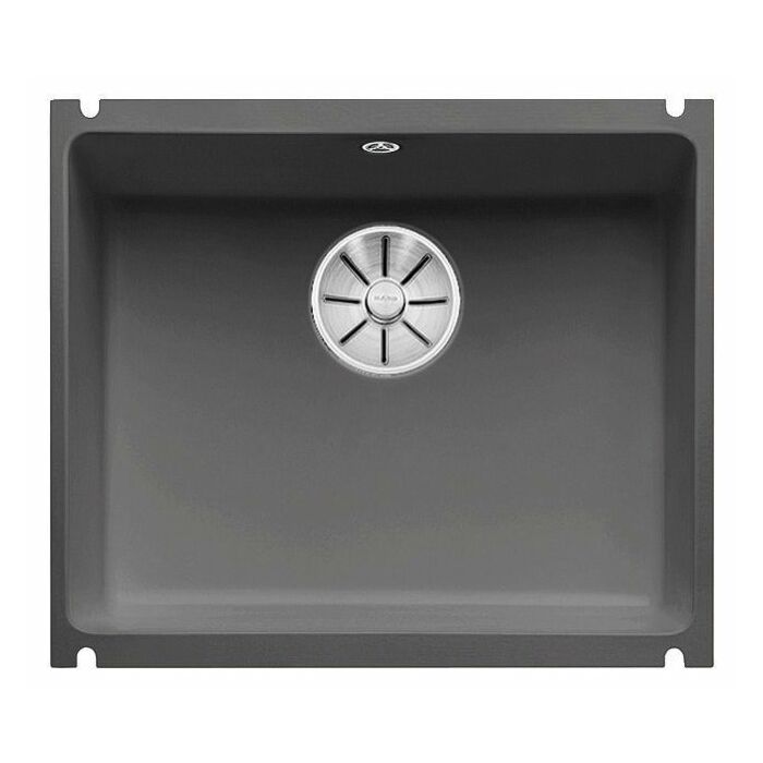 blanco SUBLINE 500-U Subline Undermount sink cm. 54 x 46 porcelain ceramic - basalt