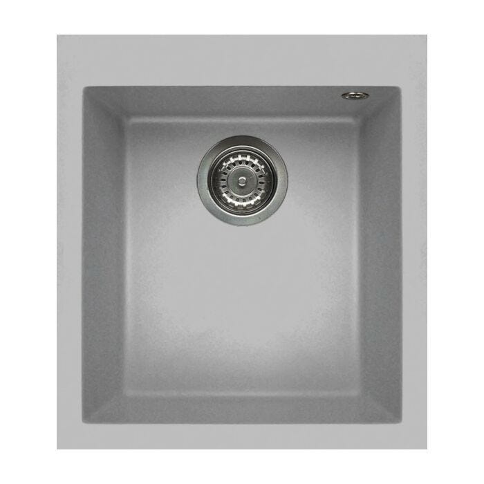 elleci Quadra 100 Quadra Standard Built-in sink 41 x 50 cm - metaltek - aluminum