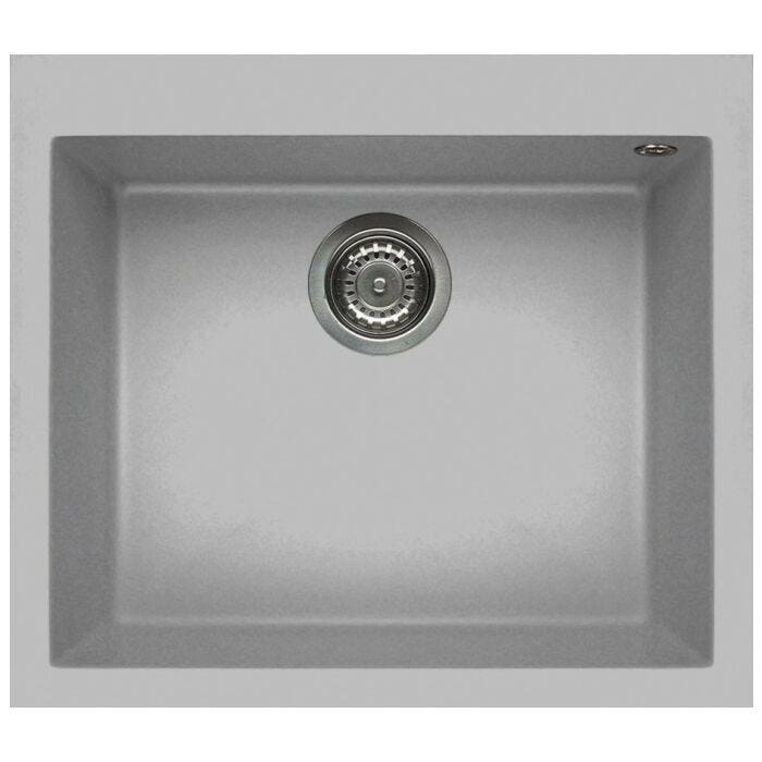 elleci Quadra 105 Quadra Standard Built-in sink 57 x 50 - metaltek - aluminum