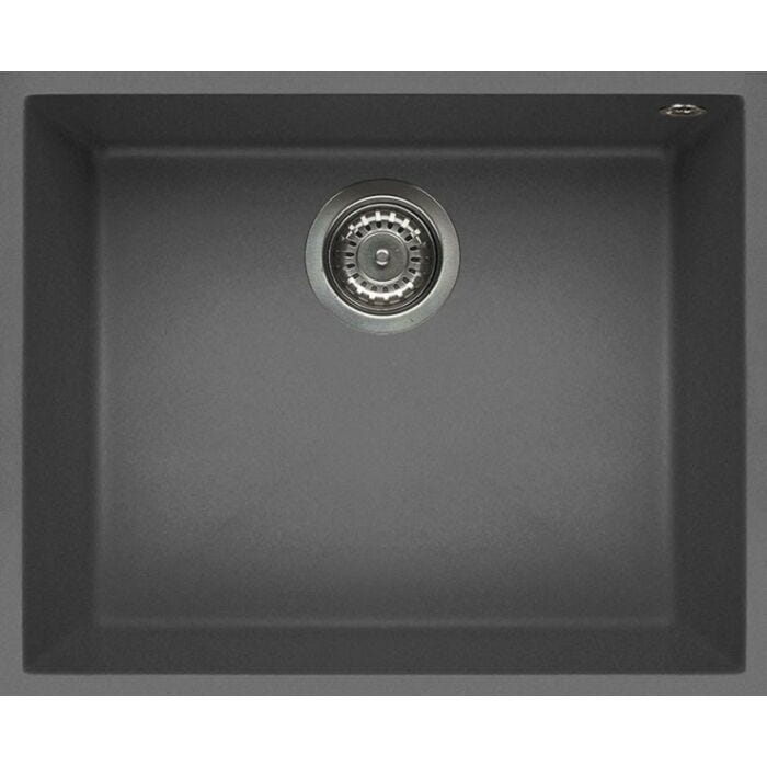 elleci Quadra 105 Sottotop Quadra Sottotop Lavello sottotop 54 x 44 cm - metaltek - titanium