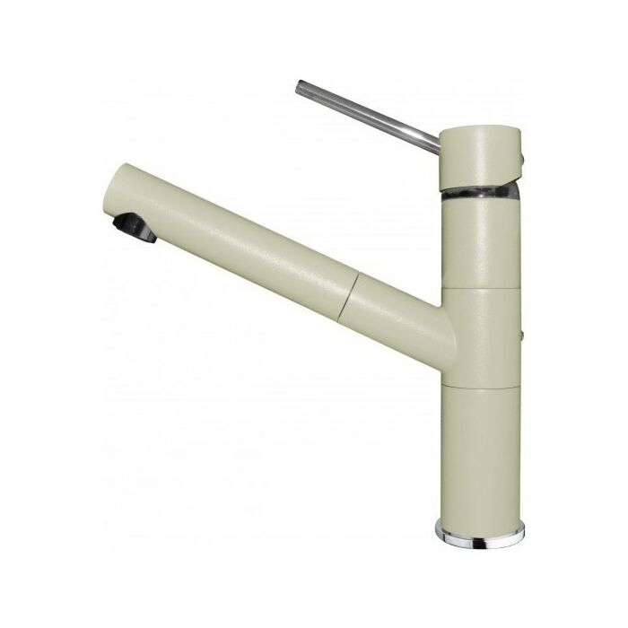 elleci Reno Modern Küchenmischer mit Handbrause - Granitek - Antikweiß