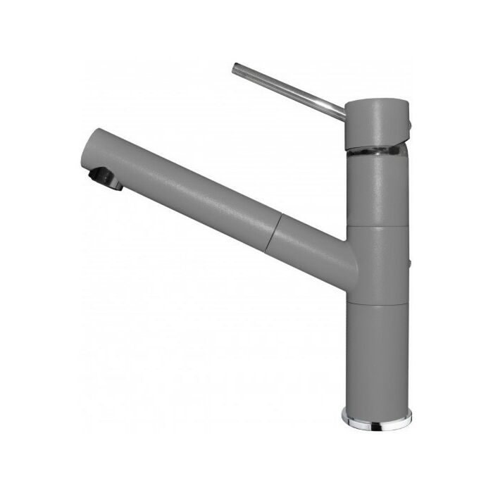 elleci Reno Modern Küchenmischer mit Handbrause - Metaltek - Titan
