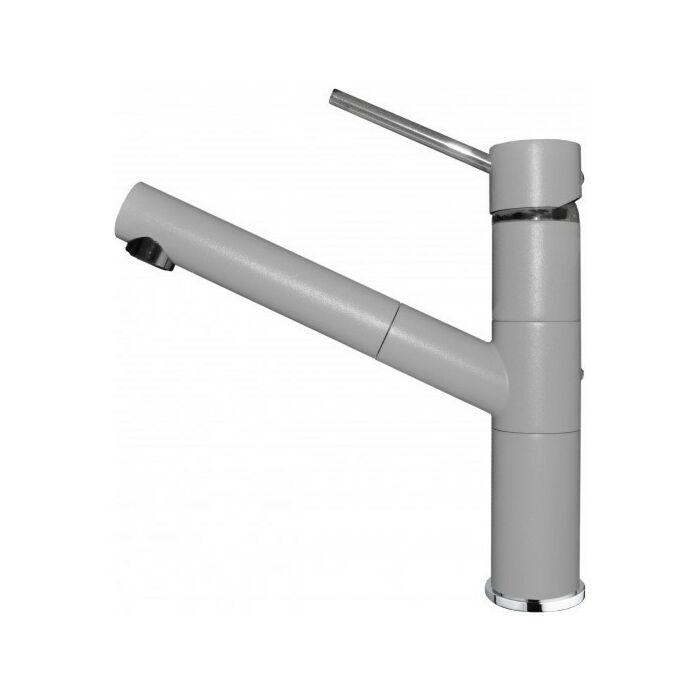 elleci Reno Modern Küchenmischer mit Handbrause - Metaltek - Aluminium