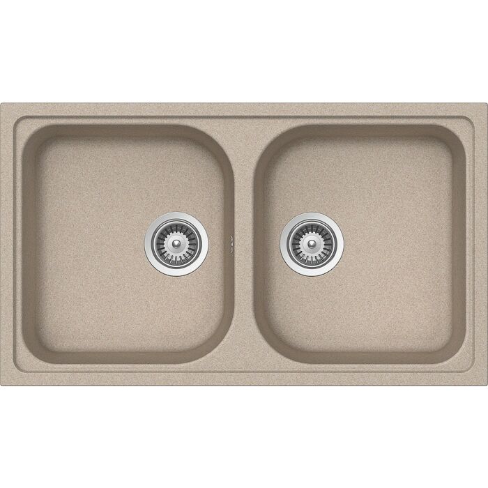 schock FOMN200A58 Formhaus Lavello incasso 860 x 500 con doppia vasca - avena