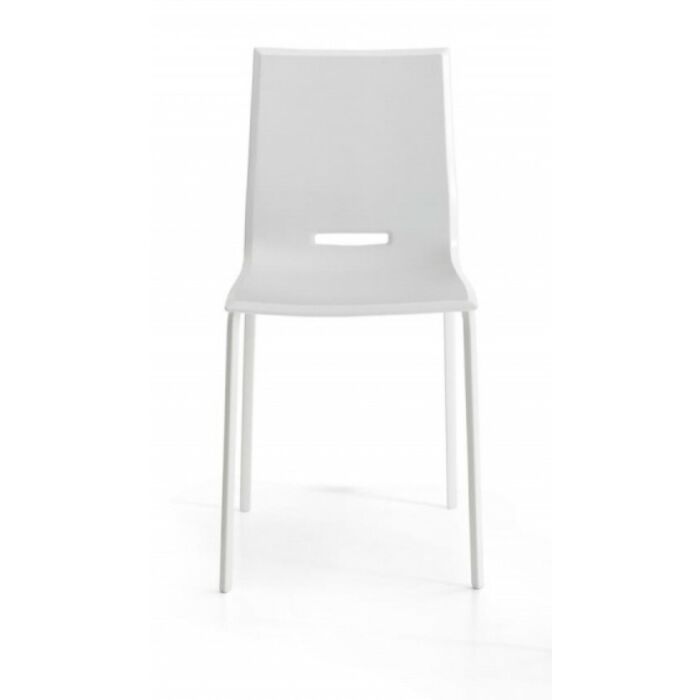 pointhouse ELENA Chair with metal structure | veneered and seat in polypropylene
