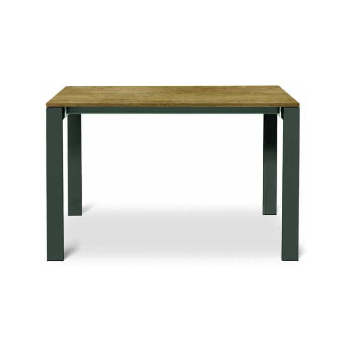 sedit EVOLUTION Table extensible - structure en métal peint avec plateau texturé | verre | décor en verre | céramique