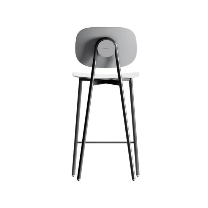 pointhouse TATA YOUNG Sgabello con struttura in metallo e seduta in tessuto | polipropilene | melaminico | laminato